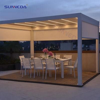 High Quality Aluminum Frame Gazebo Tarpaulin Cushion and Back Cushion Use Indoor Hotel Villa