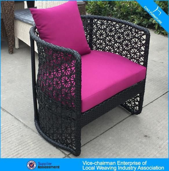 Special Weaving Double Rattan Sofa with Coffee Table