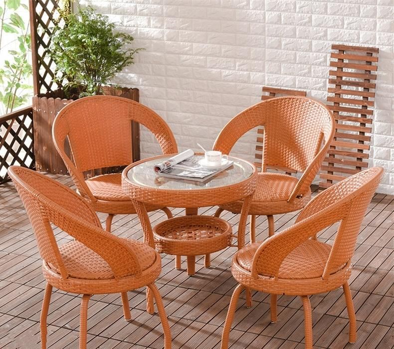 Modern New Simple Hotel Wicker Relining Leisure Garden Swing Rattan Chair
