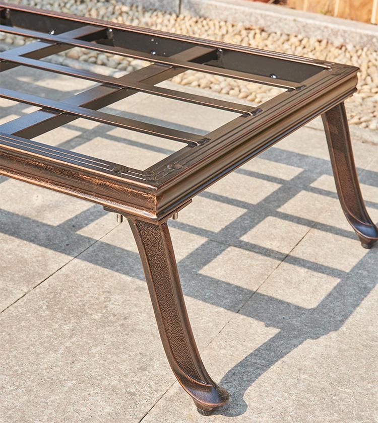 Cast Aluminum Sun Loungers Chair Garden Hotel Outdoor Furniture