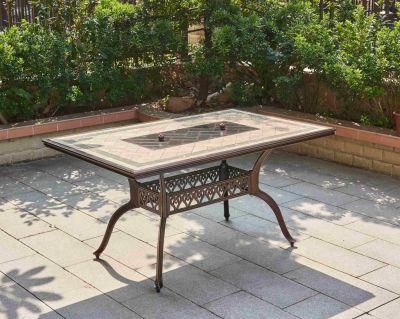 Hot Selling Europe Style Cast Aluminum Garden Table