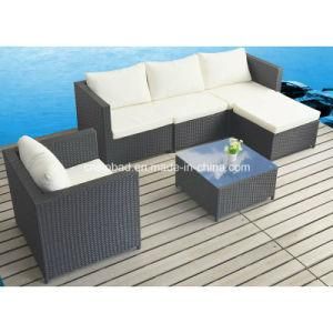Outdoor Furniture Sofa Set for Hotel with Aluminum Frame (82012p)