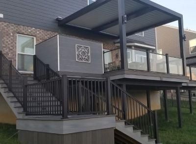 PVDF Coated Aluminum Bioclimatic Pergola for Corridor/Terrace
