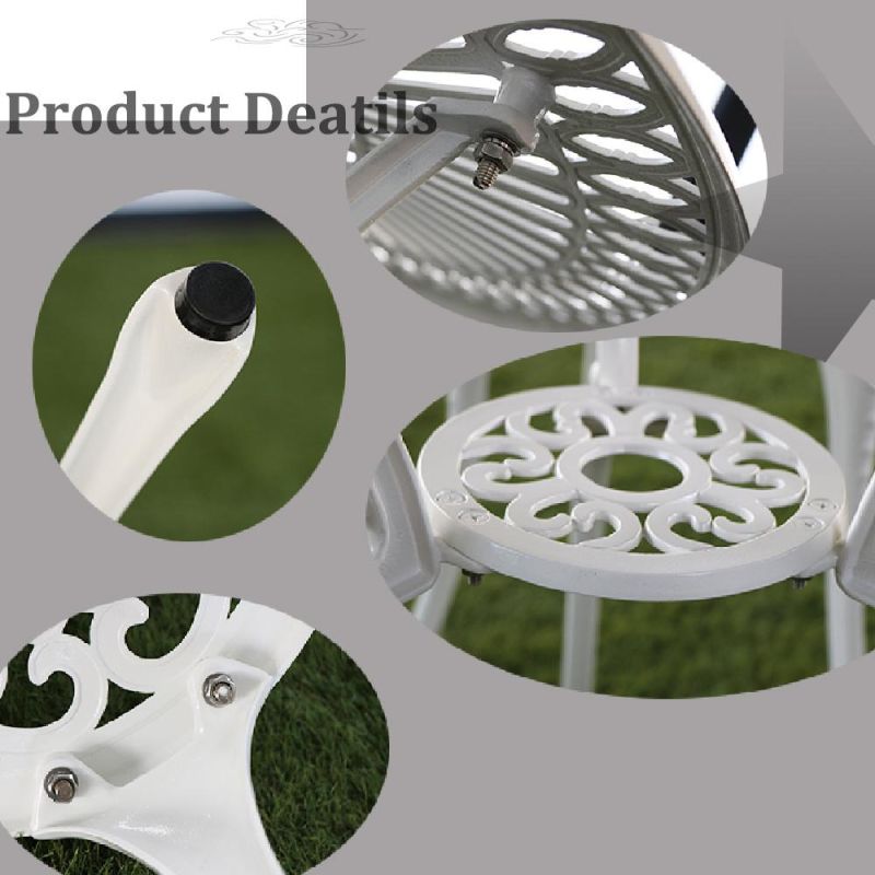 Cast Aluminium Leisure Antique Round Table Set Outdoor Patio Chair Furniture