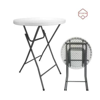 24 Inch High Bar Round Plastic Cocktail Tables for Party