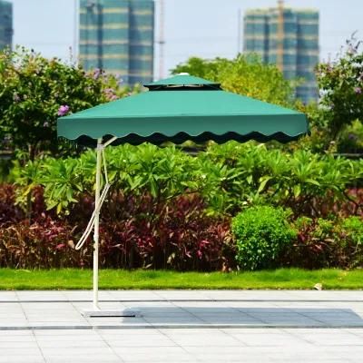 Outdoor Parasol, Wrench Umbrella, Square Big Sun Patio Umbrella