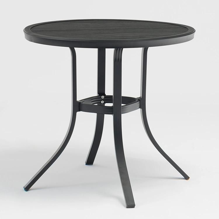 Hot-Selling 5 PCS Black Outdoor Patio Furniture Luxury Aluminum