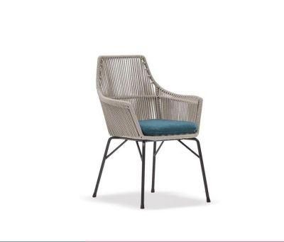 Patio Outdoor Furniture Dining Set Rope Weaving Table and Chair