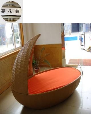 Outdoor Garden Furniture Orange Deck Chair