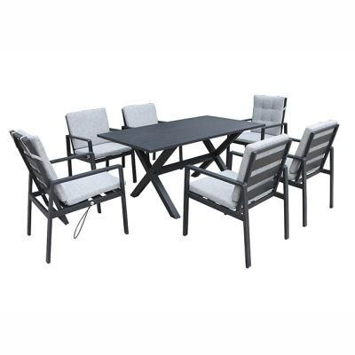 Unfolded OEM Kraft Paper Package Chair 8 Seater Outdoor Dining Set