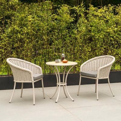 Outdoor Tables and Chairs Combined Rattan Furniture Hotel Courtyard Balcony Villa Garden Table and Chair Wicker Garden Furniture