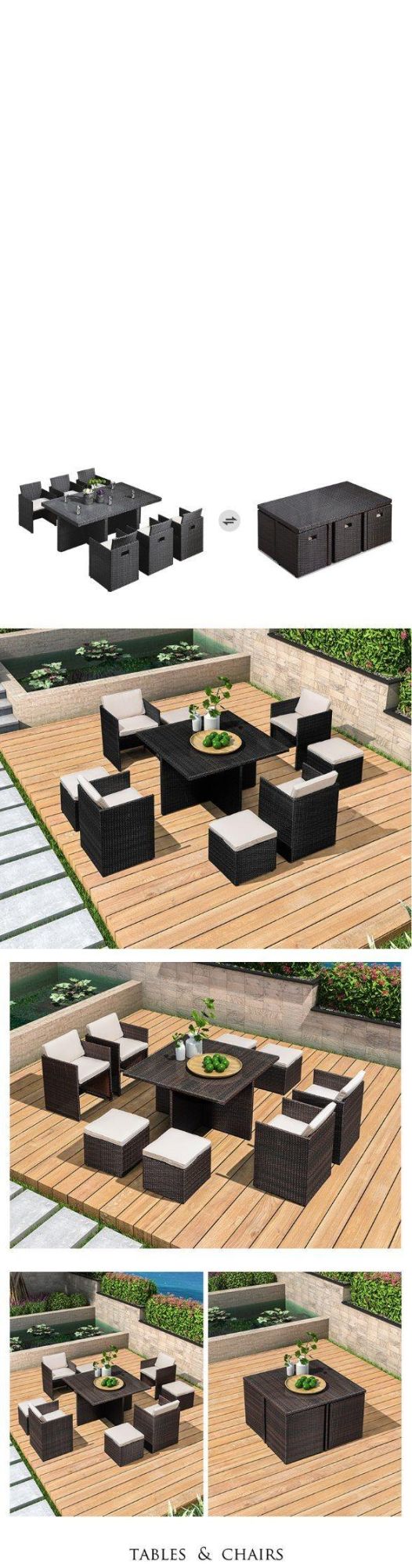 Outdoor Table Combination Leisure Rattan Chair Furniture