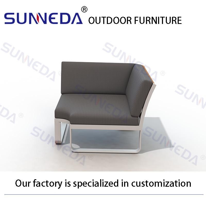 Luxury Garden Furniture Aluminum Frame Outdoor Sofa Garden Sofa Sets