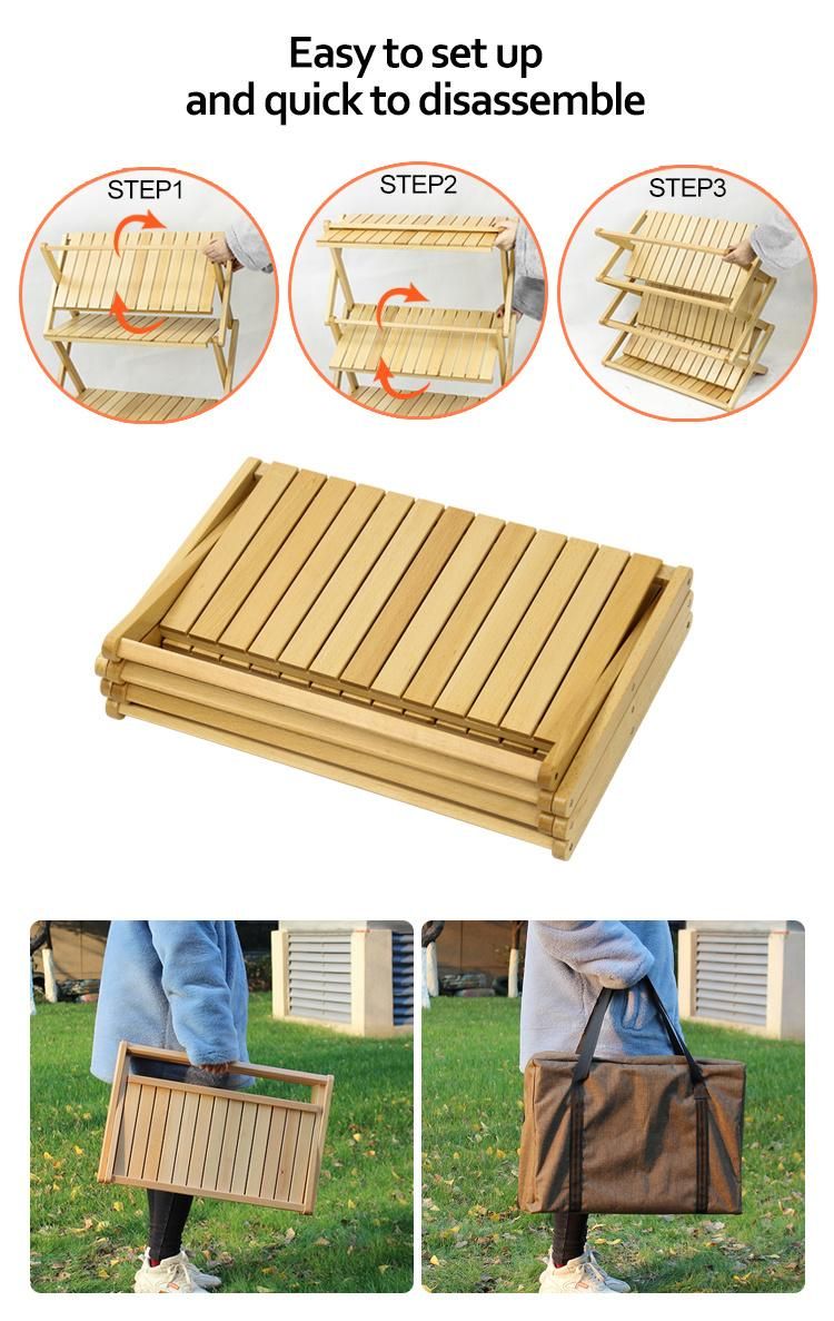 Each Layer of Luggage Carrier Has a Buckle Design