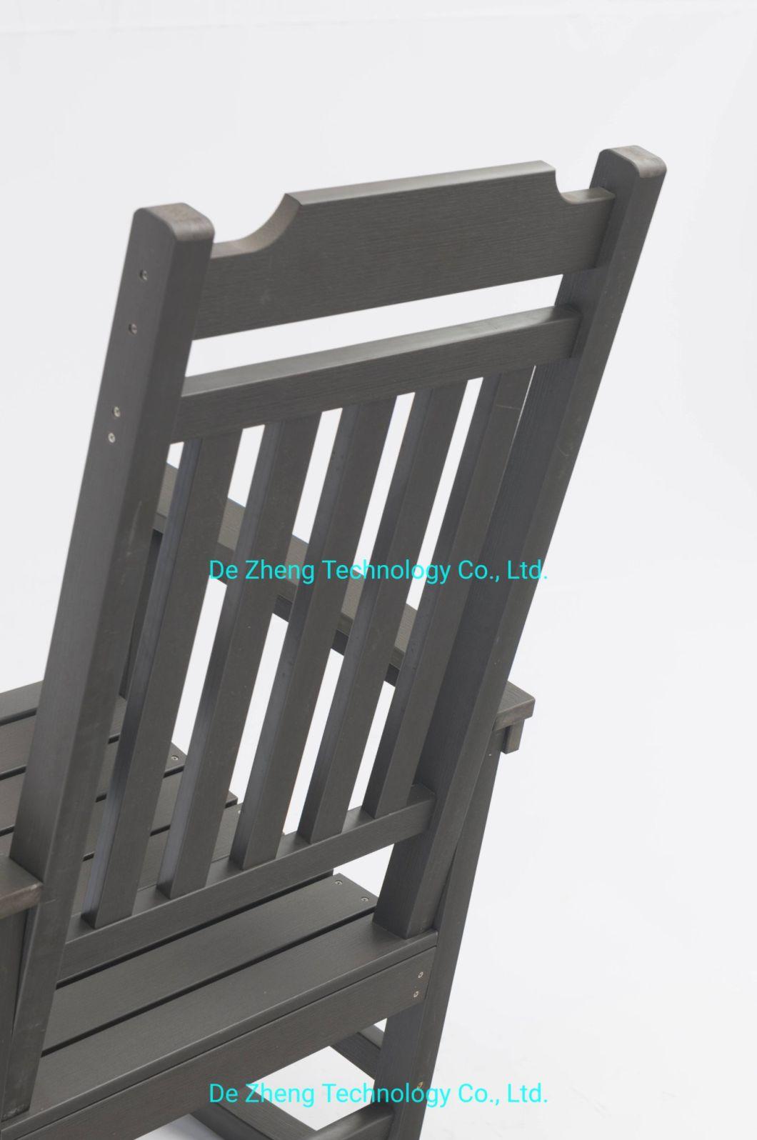 Outdoor Dining Wood Rocking Chair Garden Patio Leisure Wooden Balcony Chair