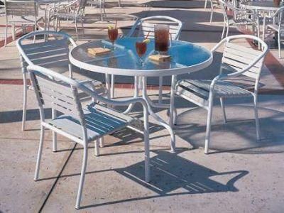 Well Furnir 5 PCS Strap Aluminum Dining Set (Wf070028)