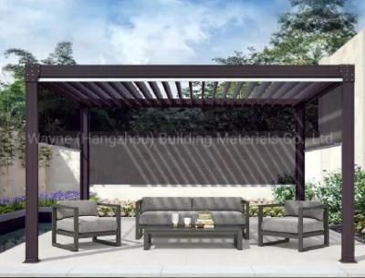 Wholesale Easy DIY Installation Waterproof Motorized Smart Garden Pergola Big Size 3.8*2.6*2.4m