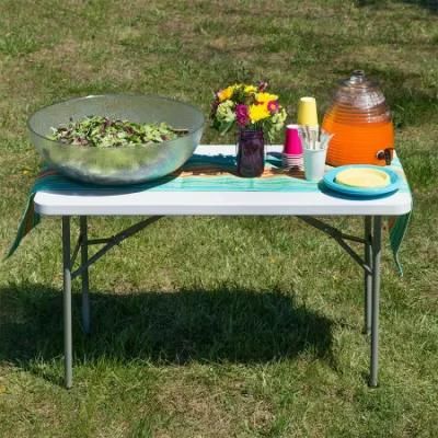 122cm Portable Folding Plastic Dinning Outdoor Table