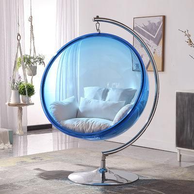 Acrylic Space Transparent Bubble Semi Spherical Suspension Chair