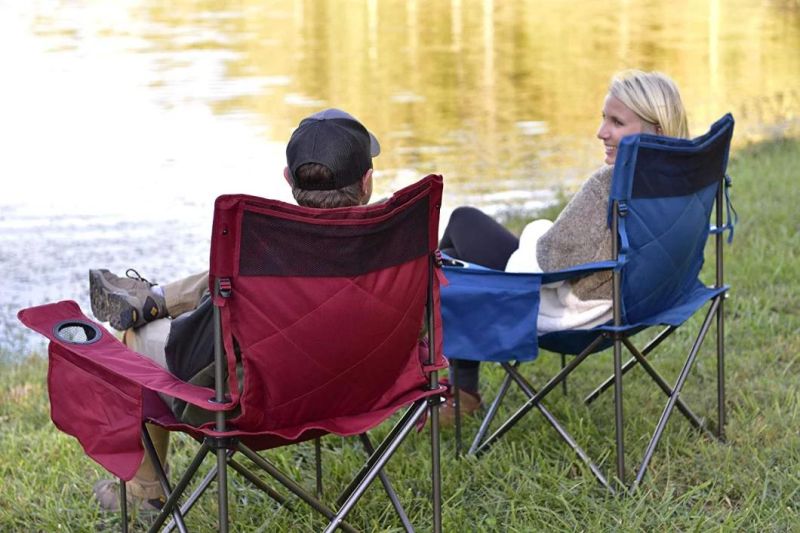 Wholesale Aluminum Lightweight Alloy Folding Chair with Armrest Outdoor