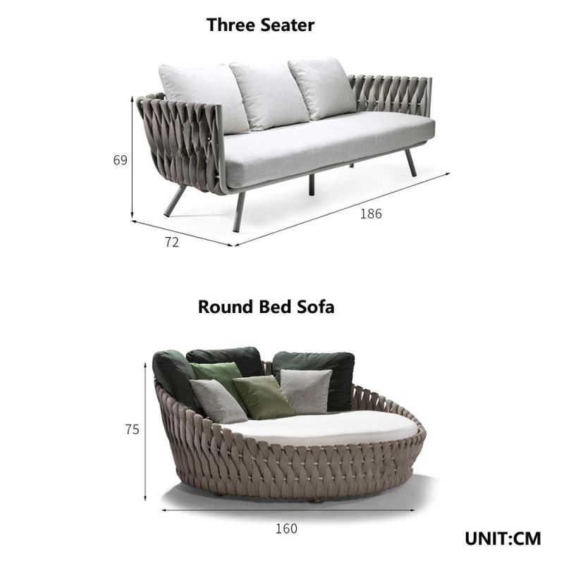 Special Design Sofa Set Patio Outdoor Furniture Trois Canap