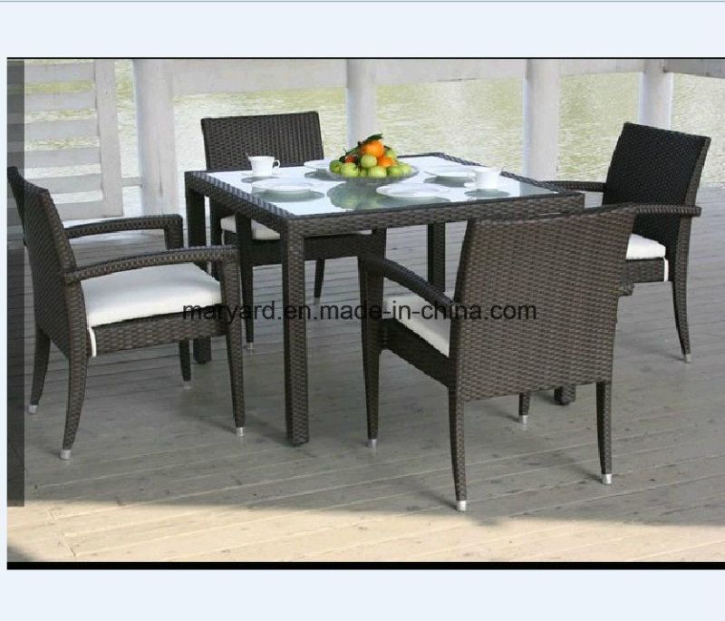 Outdoor Garden Wicker Rattan Patio Cube Set Furniture Dining Set
