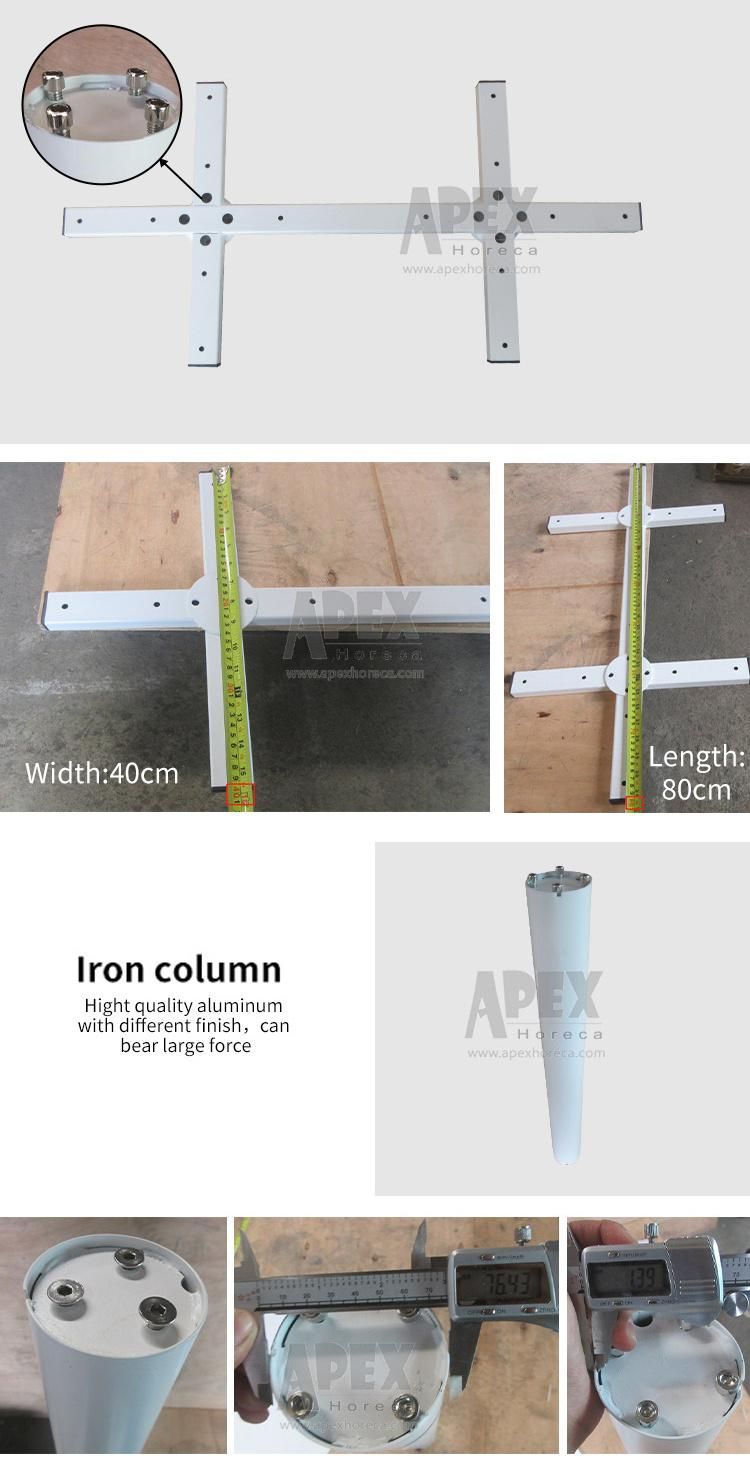 High Quality Outdoor Iron Table Support Retuarant Hotel Table Base