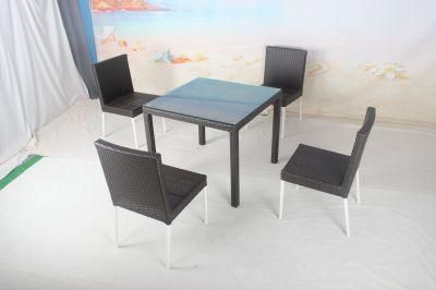Foshan Shunde PE Rattan Rattan Table and Chair Outdoor Furniture Synthetic Rattan Chair