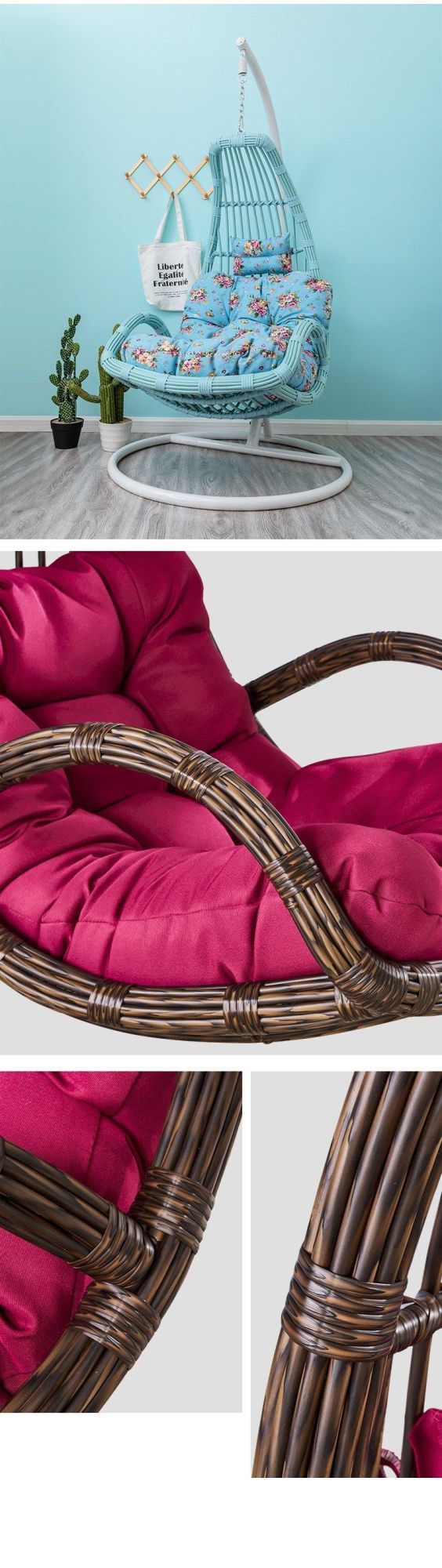 Family Hanging Basket Rattan Living Room Hanging Orchid Chair Falling Chair Swing