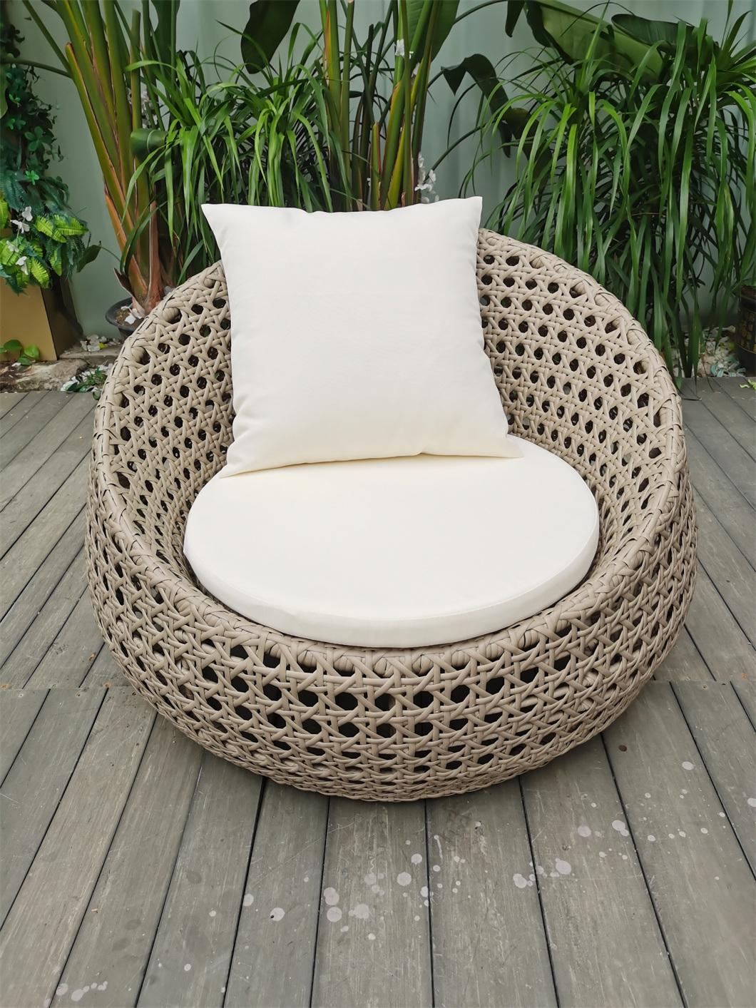 New Style Rattan Outdoor Patio Garden Outdoor Rattan Round Furniture Sofa