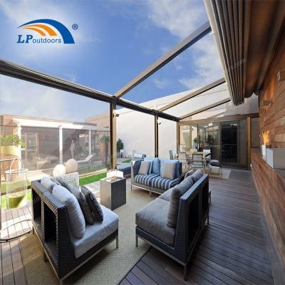 Balcony Retractable Automatic Pergola Leisure Home Stay Private Space Structure Canopy