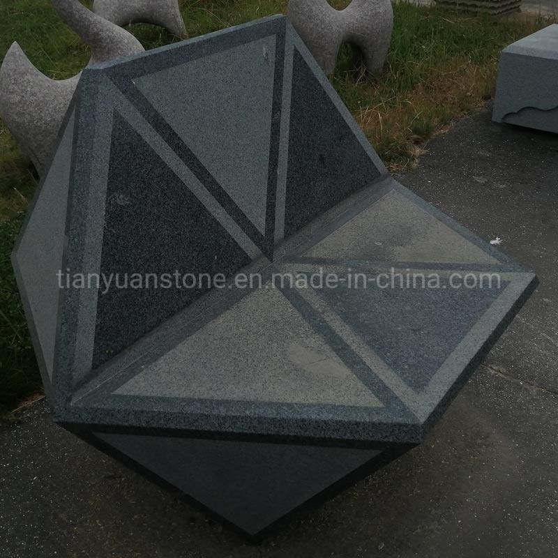 Granite Garden/Park/Plaza Stone Table and Bench/Chair for Outdoor Decoration