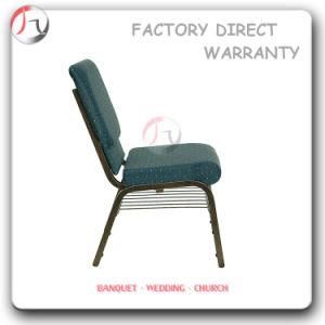 Stacking Industrial Popcorn Finishing Discount Cathedral Chair (JC-16)
