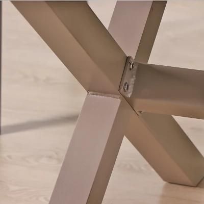 Outdoor Ceramic Glass OEM Foshan Hotel Furniture Dining Table Set with High Quality