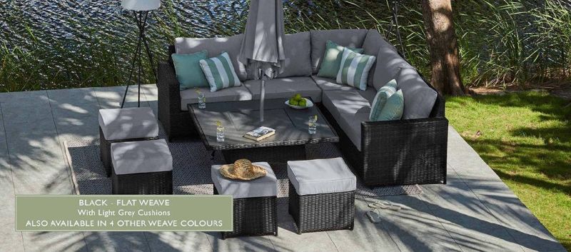 Wholesale High Quality Outdoor Garden Patio Furniture Corner Sofa Set