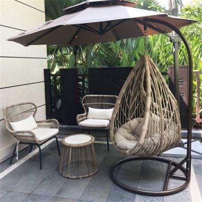 Popular Midern Design Hanging Home Patio Rattan Garden Swing Chair