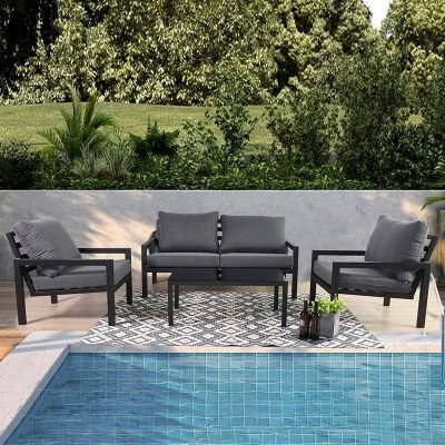 Restaurant Unfolded Darwin Outdoor Sectionals on Sale Metal Patio Couch