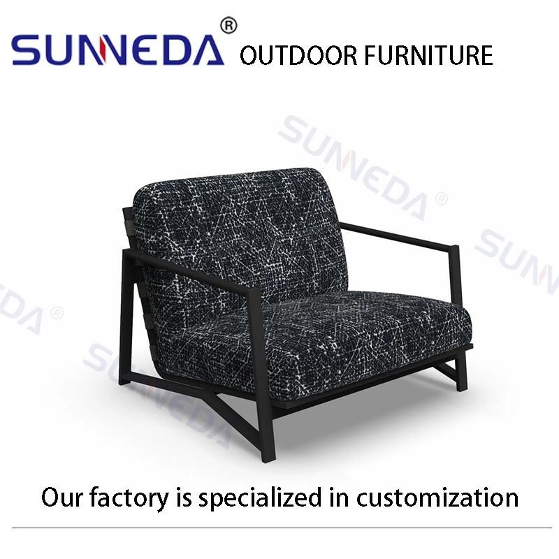 Aluminium Alloy Frame Fabric Cushion Leisure Waterproof Outdoor Sofa Furniture