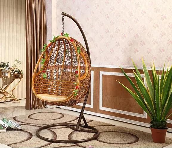 Wholesale Newest Style Home Outdoor Hanging Garden Egg Swing Chair