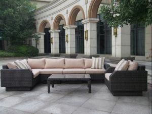 Outdoor Round Rattan Furniture Leisure Hotel Wicker Sofa Set