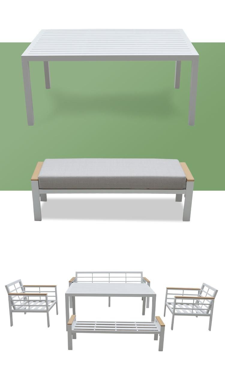 Modular Combination Darwin Wrapped Paper/ Carton Box Rattan Hotel Aluminum Couch Sofa
