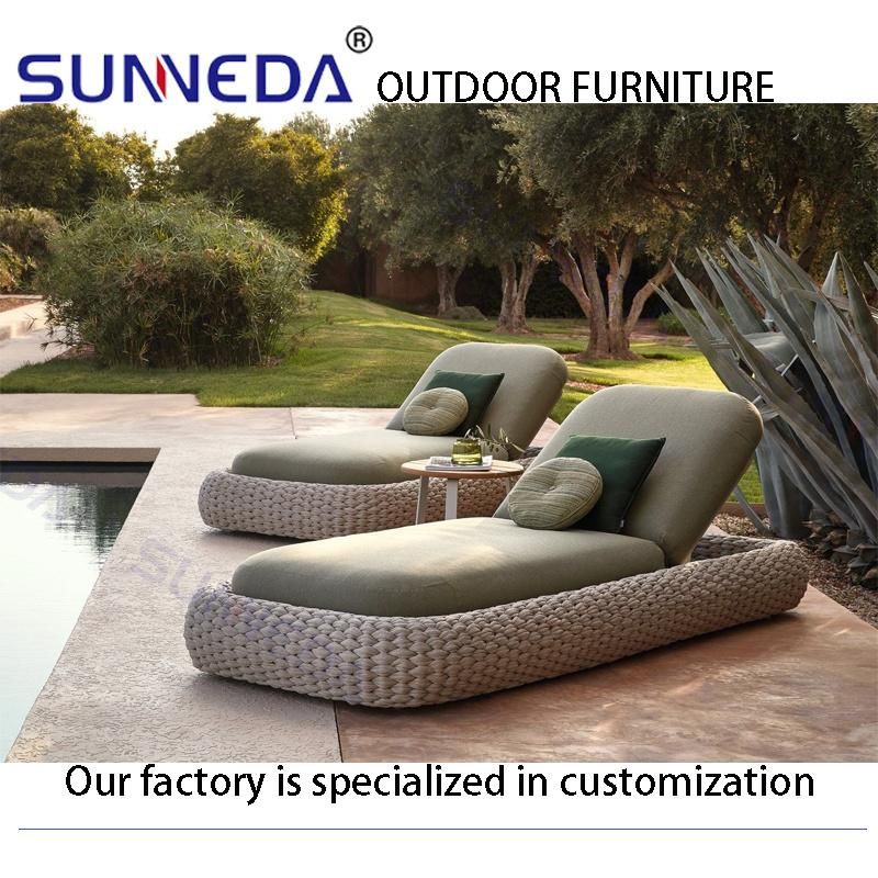 Luxury Modern Design Garden Aluminum Outdoor UV Furniture Sofa