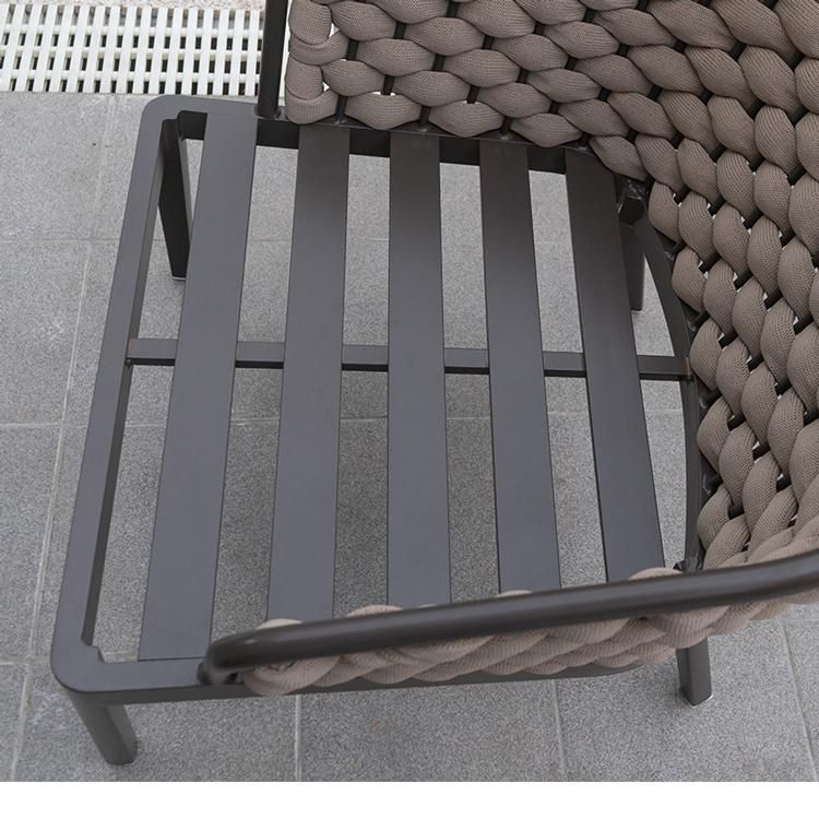 Modern Garden Furniture Outdoor Rope Sofa Set Used in Hotel Swimming Pool Side
