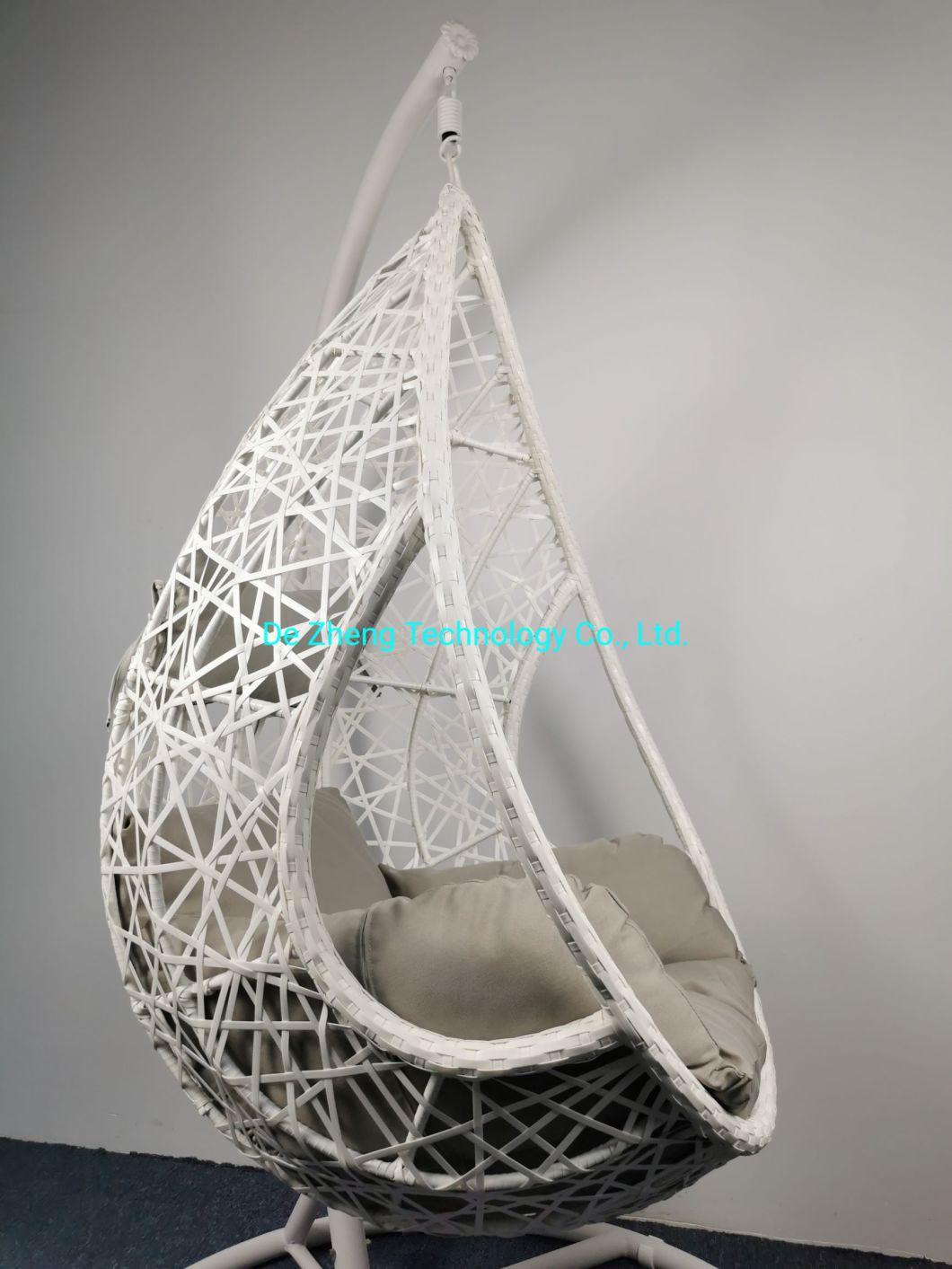 Durable Outdoor Rattan Furniture Wicker Single Swing Hanging Chair