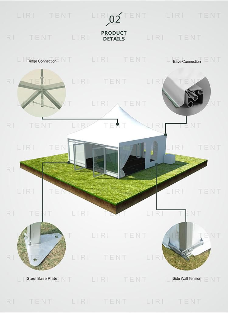 Outdoor Garden Gazebo Tent for About 100 People