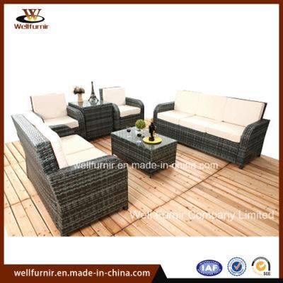 Hotel Garden Rattan Sofa Wicker Rattan Outdoor Furniture Sofa Set