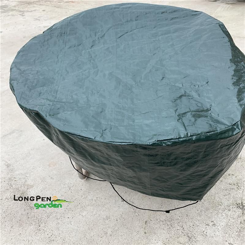 PE Waterproof Outdoor Furniture Cover Round Shape