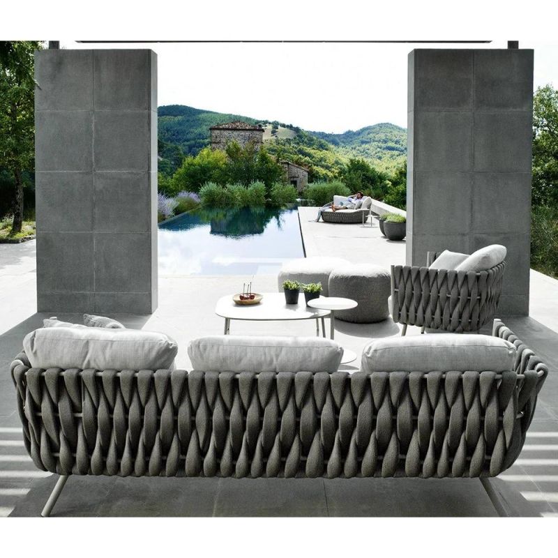 Cheap Outdoor Colourful Garden Patio PE Wicker Chair with Cushion