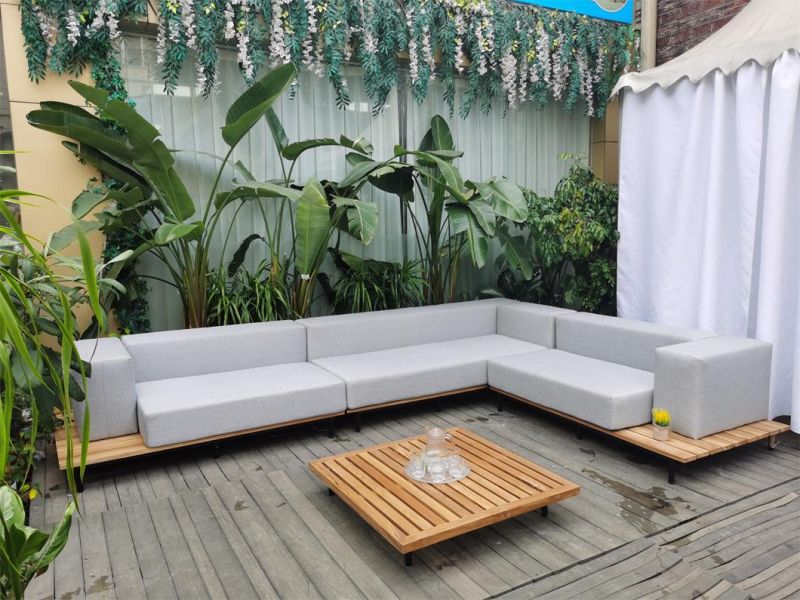 New Style Wooden Garden Outdoor Patio Outdoor Wooden Furniture Sofa
