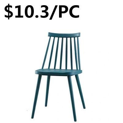 Plastic Chair Armless Leisure Simple Popular Design Colored Plastic Chair